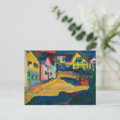 Murnau, Burggrabenstrasse, 1908, ingediend door Wa Briefkaart (Staand voorkant)