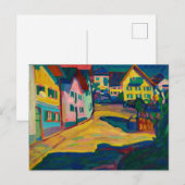 Murnau, Burggrabenstrasse, 1908, ingediend door Wa Briefkaart (Voorkant / Achterkant)