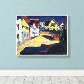 Murnau, Burggrabenstrasse 1 (1908) van Wassily Kan Canvas Afdruk (Insitu (Houten vloer))