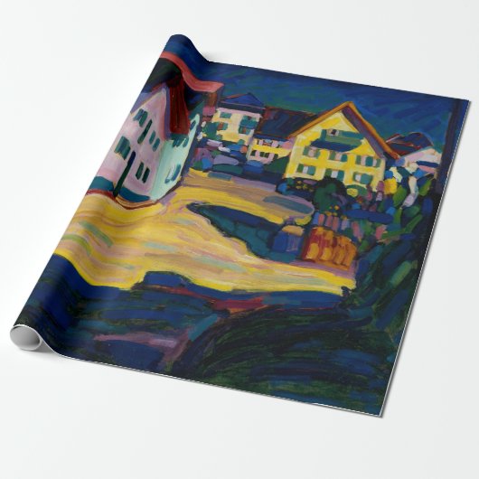 Murnau Burggrabenstrasse 1 - Wassily Kandinsky Cadeaupapier (Uitgerold)