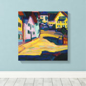 Murnau Burggrabenstrasse 1 - Wassily Kandinsky Canvas Afdruk (Insitu (Houten vloer))