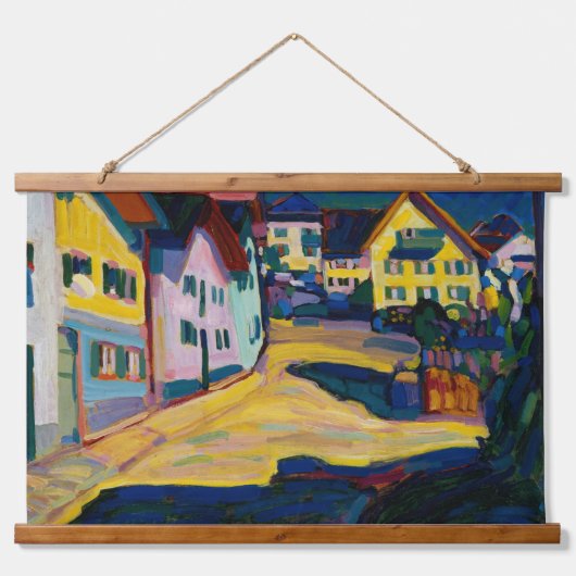 Murnau Burggrabenstrasse 1 - Wassily Kandinsky Hangend Wandkleed (Voorkant)