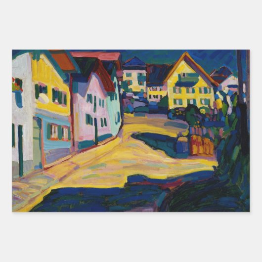 Murnau Burggrabenstrasse 1 - Wassily Kandinsky Inpakpapier Vel (Voorkant)