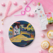 Murnau Burggrabenstrasse 1 - Wassily Kandinsky Papieren Bordje (Feest)