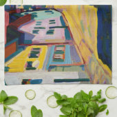 Murnau Burggrabenstrasse 1 - Wassily Kandinsky Theedoek (Gevouwen)