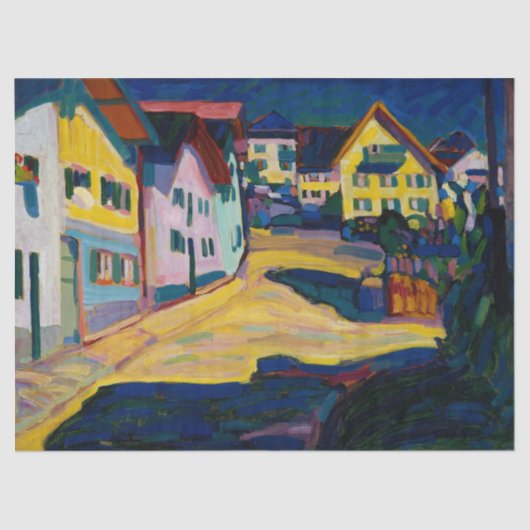 Murnau Burggrabenstrasse 1 - Wassily Kandinsky Tissuepapier (Voorkant)