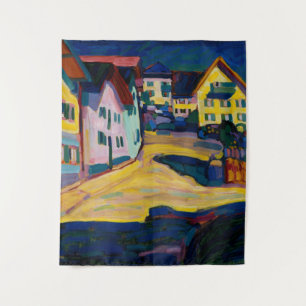 Murnau Burggrabenstrasse 1 - Wassily Kandinsky Wandkleed