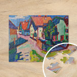 Murnau | Kandinsky Legpuzzel<br><div class="desc">Murnau (1908) | Original artwork by renowned Russian painter Wassily Kandinsky (1866-1944). The artist is often credited as the pioneer of modern abstract art. His work is known for bold primary colors and modern use of brush strokes, lines and shapes. Use the design tools to add custom text or personalize...</div>