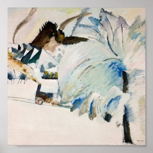 Murnau met Locomotief | Kandinsky Poster (Voorkant)