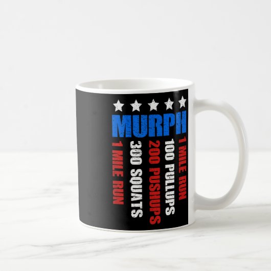 Murph 2021 Memorial Day Workout Patriotic Wod Koffiemok (Rechts)