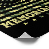 Murph 2021 Workout Challenge Amerikaans Memorial Poster (Hoek)