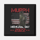 Murph 2022 Happy Memorial Day 4th of Juli Amerikaa Magneet (Voorkant)