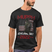 Murph 2022 Happy Memorial Day 4th of Juli Amerikaa T-shirt (Voorkant)