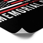 Murph Challenge American Memorial Day Workout Gym Poster (Hoek)