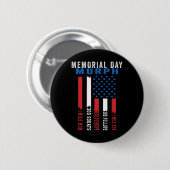 Murph Challenge American Memorial Day Workout Gym Ronde Button 5,7 Cm (Voorkant /achterkant)