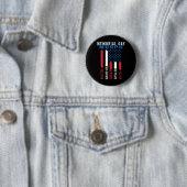 Murph Challenge American Memorial Day Workout Gym Ronde Button 5,7 Cm (In situ)