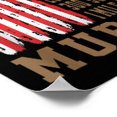 Murph Challenge Memorial Day Workout Amerikaans Poster (Hoek)