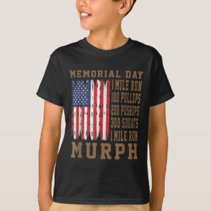 Murph Challenge Memorial Day Workout Amerikaans T-shirt
