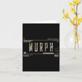 Murph memorial day workout wod militair Murph Kaart (Gele Bloem)