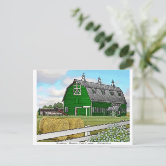 Murphy Barn Briefkaart (Staand voorkant)