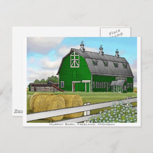 Murphy Barn Briefkaart (Voorkant / Achterkant)