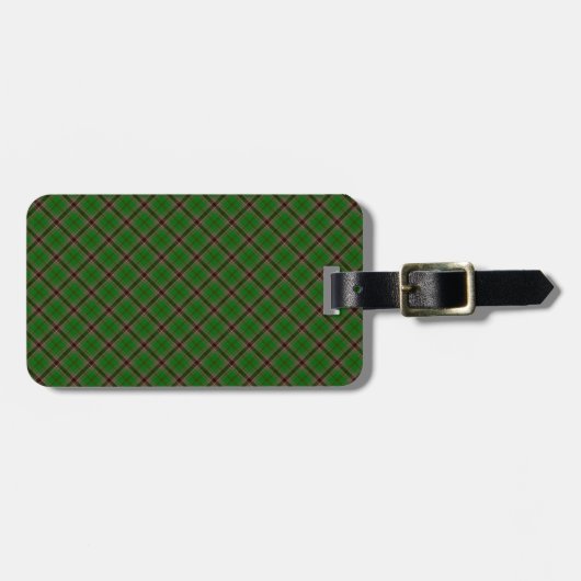 Murphy Clan Tartan Iers Ontwerp Print Bagagelabel (Voorkant horizontaal)