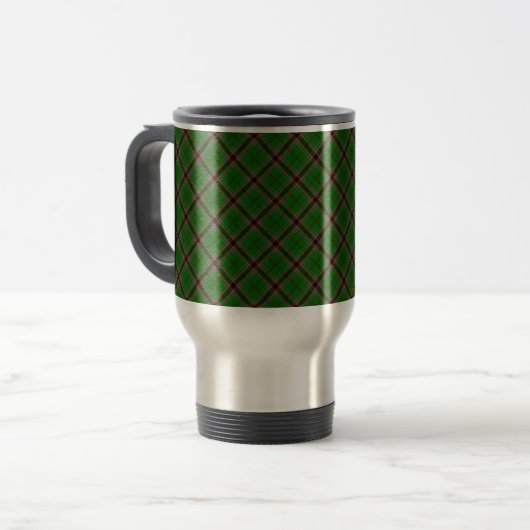 Murphy Clan Tartan Irish Design Print Reisbeker (Voorkant links)