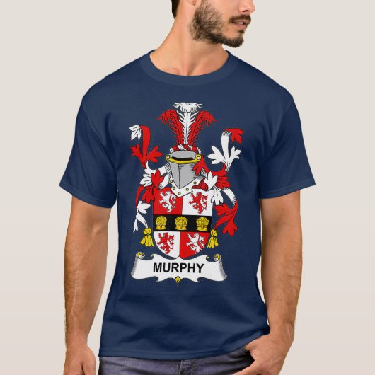 Murphy Coat of Arms Family Crest T-shirt (Voorkant)