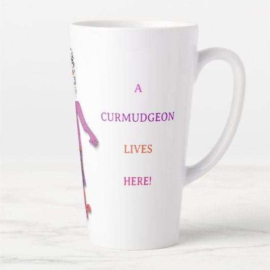 'Murphy' - Een Curmudgeon woont hier Latte Mok (Rechts)
