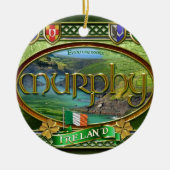 Murphy Family Banner Keramisch Ornament (Voorkant)