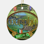 Murphy Family Banner Keramisch Ornament (Links)