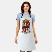 Murphy Family Coat of Arms Apron Schort (Gedragen)