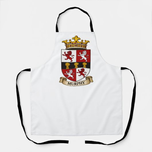 Murphy Family Coat of Arms Apron Schort (Voorkant)