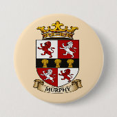 Murphy Family Coat of Arms Button (Voorkant)