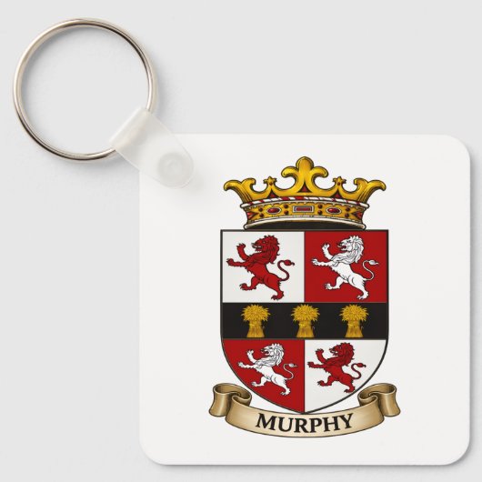Murphy Family Coat of Arms Keychain (Voorkant)