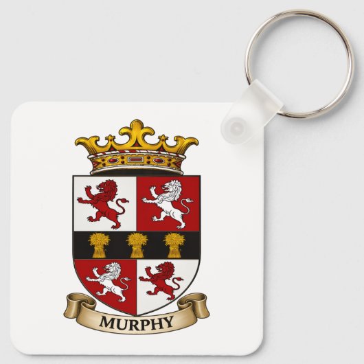 Murphy Family Coat of Arms Keychain (Achterkant)