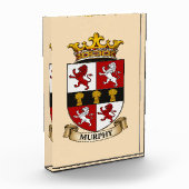 Murphy Family Coat of Arms Photo Block  Fotoblokken (Links)
