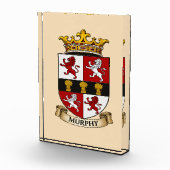 Murphy Family Coat of Arms Photo Block  Fotoblokken (Rechts)