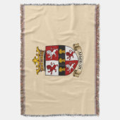 Murphy Family Coat of Arms Throw Blanket Deken (Voorkant Verticaal)