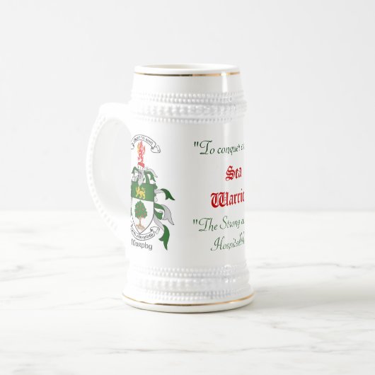 Murphy Family Crest Bierpul (Voorkant links)