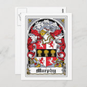 Murphy Family Crest Briefkaart (Voorkant / Achterkant)