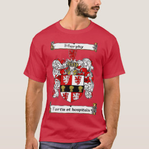 Murphy Family Crest en Motto T-shirt