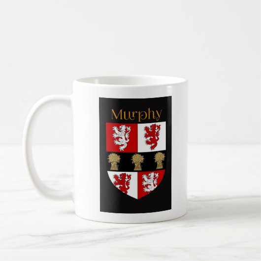 Murphy Family Crest Koffiemok (Links)