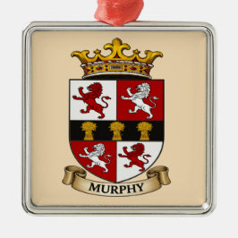 Murphy Family Wapen Ornamente Metalen Ornament