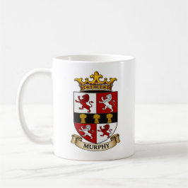 Murphy Family Wapenschild Onderzetter Koffiemok