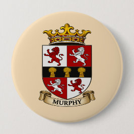 Murphy Family Wapensknop Ronde Button 4,0 Cm