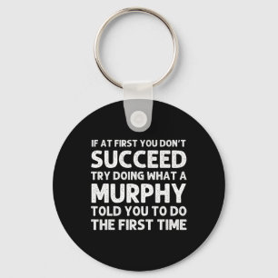 Murphy Funny Achternaam Family Tree Verjaardag Reü Sleutelhanger