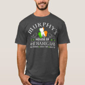 Murphy House of Shenanigans St Patricks Day T-shirt (Voorkant)