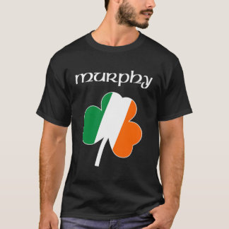 Murphy Ierse achternaam Gift Ierland Vlag Shamrock T-shirt