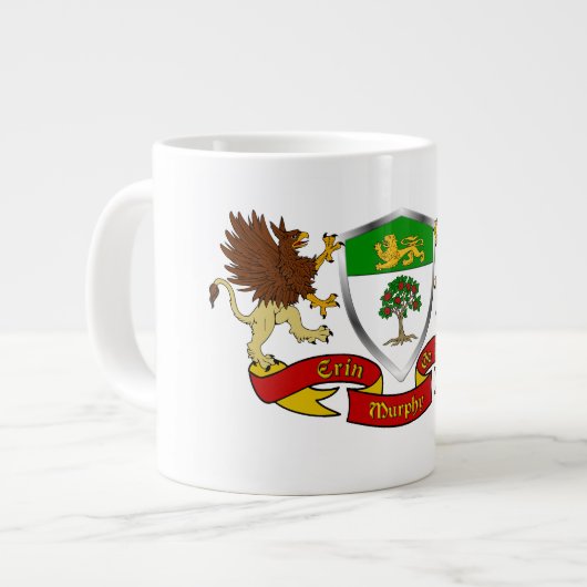 Murphy Irish Coat of Arms Shield Jumbo Mok (Links)